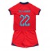 Cheap England Jude Bellingham #22 Away Football Kit Children World Cup 2022 Short Sleeve (+ pants)